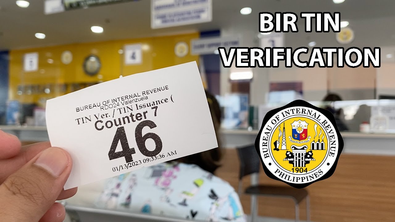 TAX IDENTIFICATION NUMBER (TIN) TRANSFER OF RDO AND VERIFICATION STEP-BY-STEP PROCEDURES