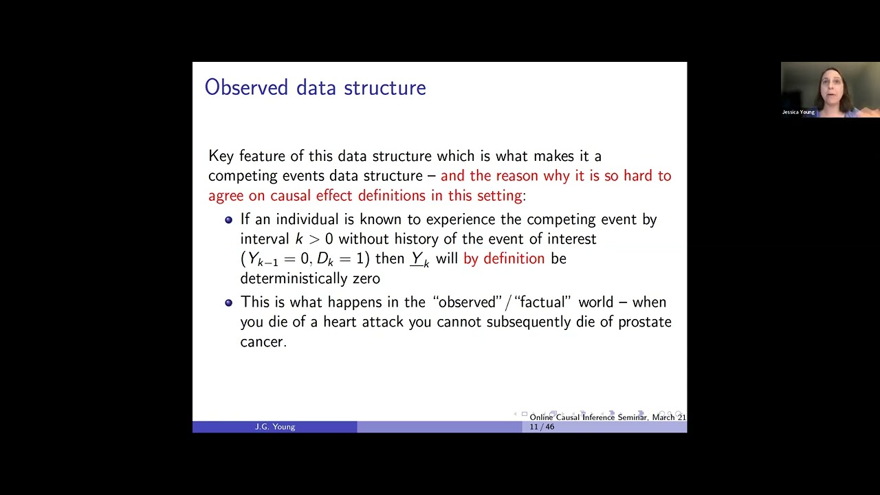 Jessica Young: Causal inference with competing events