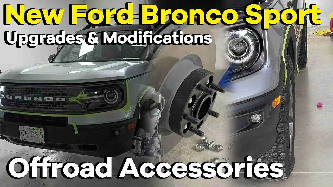 MUST HAVE 2022&2023 Ford Bronco Sport Accessories!|Upgrade&Modification|BONOSS Offroad Wheel Spacers