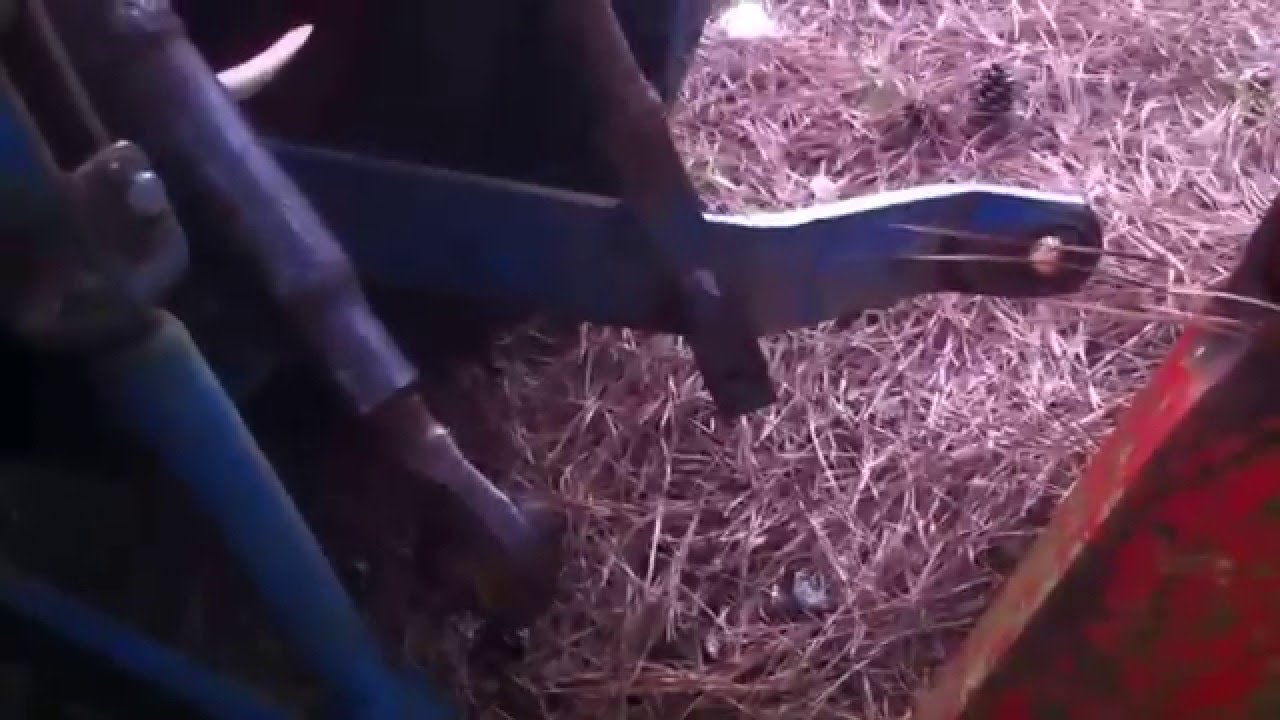Kubota 3 point hitch repair.