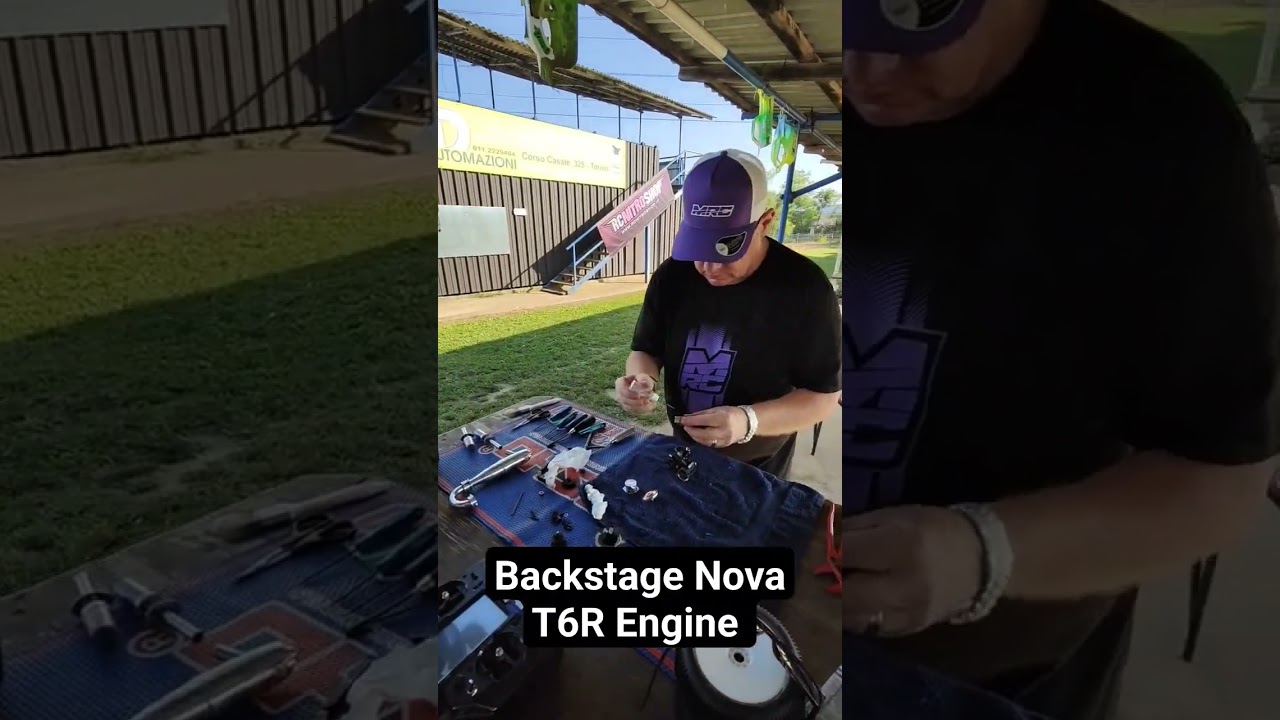 Backstage #Nova T6R engine #modellismorc #mrc #rcars #rccar #rcengine