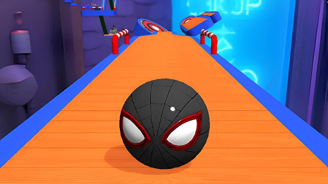 Sky Rolling Ball 3D Gameplay Speedrun Max All Levels 289