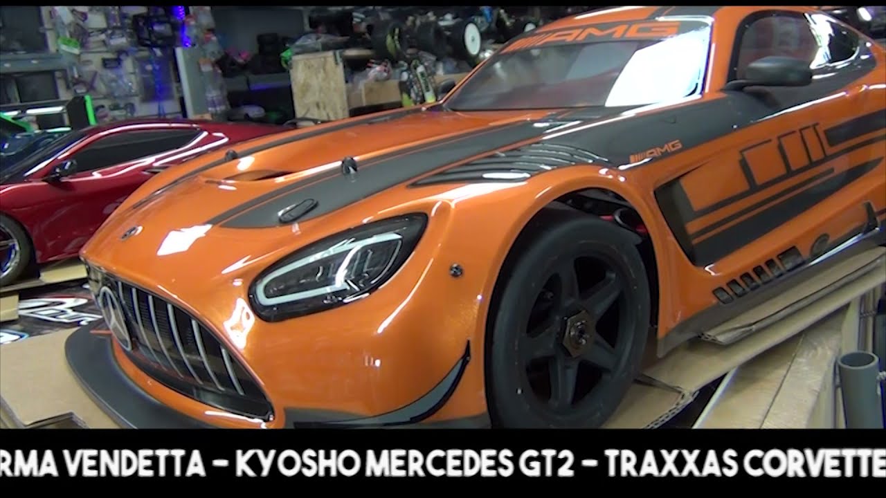 Auto RC Stradali a confronto - ARRMA VENDETTA - KYOSHO AMG GT2 - TRAXXAS Corvette Stingray 4TEC 3.0