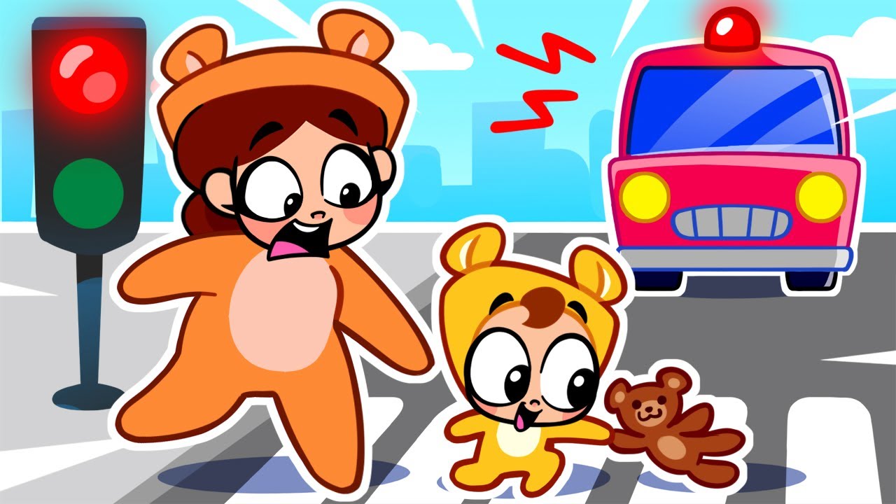 🔴🟢 C&oacute;mo Cruzar la Calle 🔴🟢 Reglas de Seguridad para Ni&ntilde;os | para Ni&ntilde;os Peque&ntilde;os