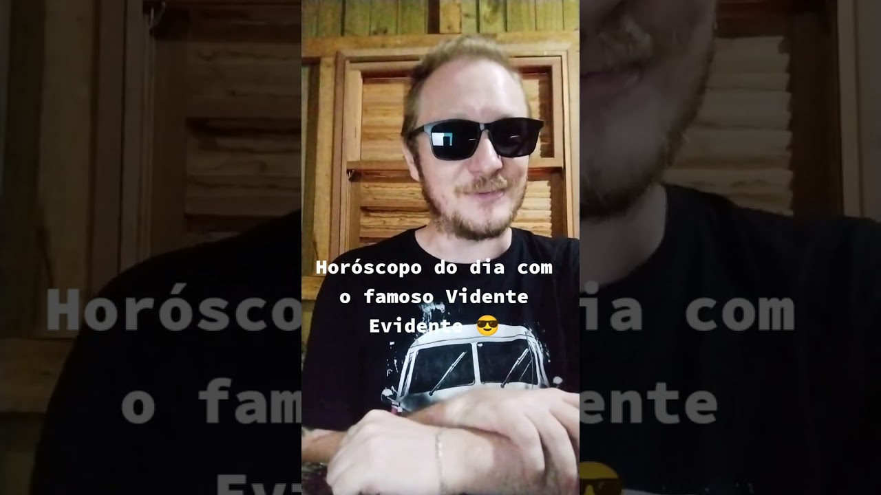 Horóscopo do dia com o famoso Vidente Evidente. #horoscopo signos #funny #love #shorts 