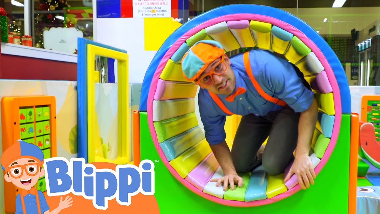 Blippi Visits Funtastic Indoor Playground! | Educational Videos for Kids