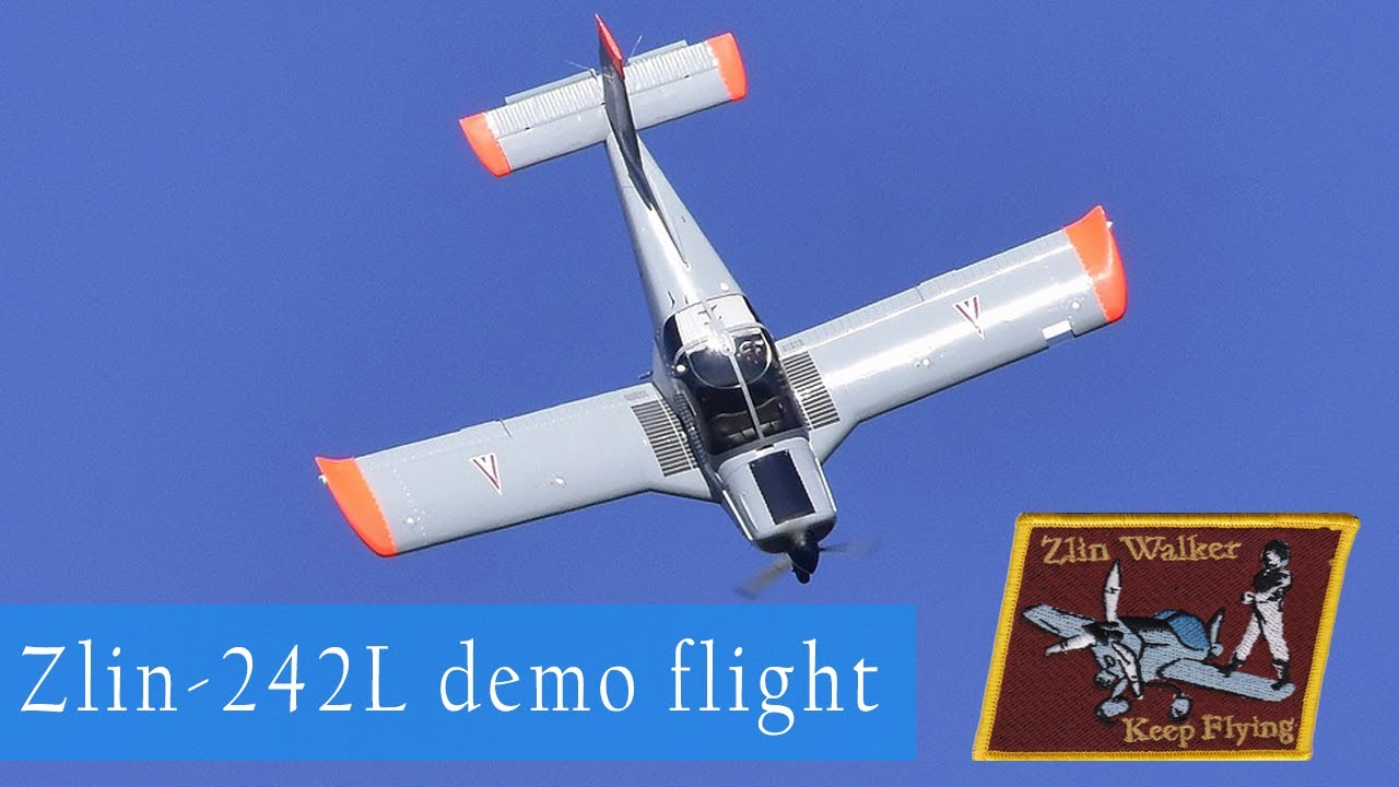 Börgönd airshow - HuNAF, Zlin-242L demo flight - 2021.09