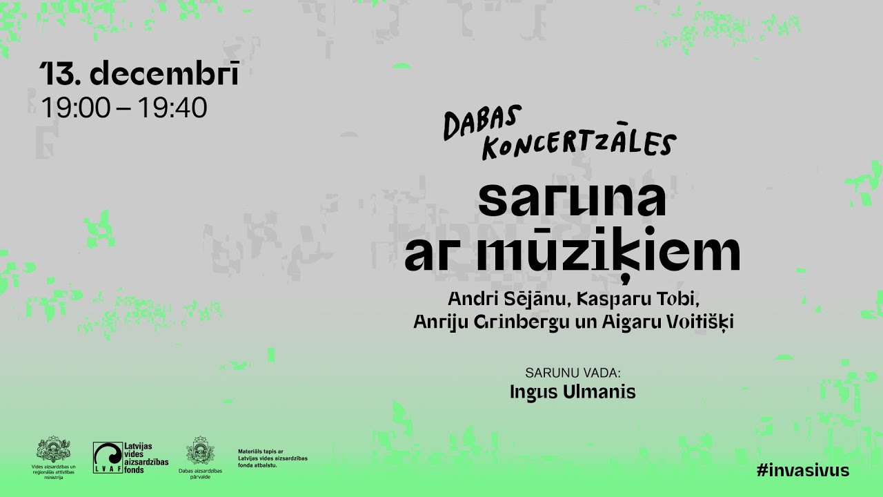 Sarunu vakars tiešsaistē ar Dabas koncertzāles mūziķiem