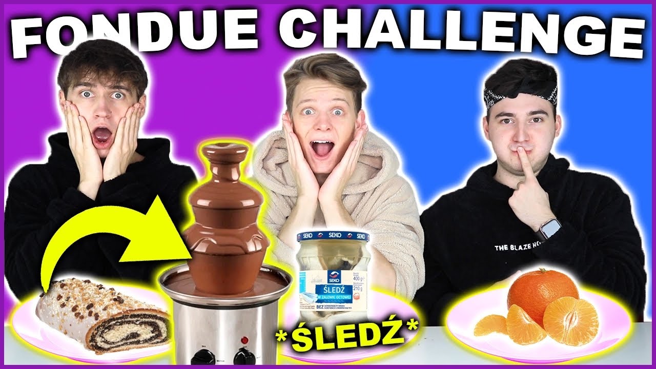 FONDUE CHALLENGE 😱🎄 *DZIWNE SKŁADNIKI* | Dominik Rupiński