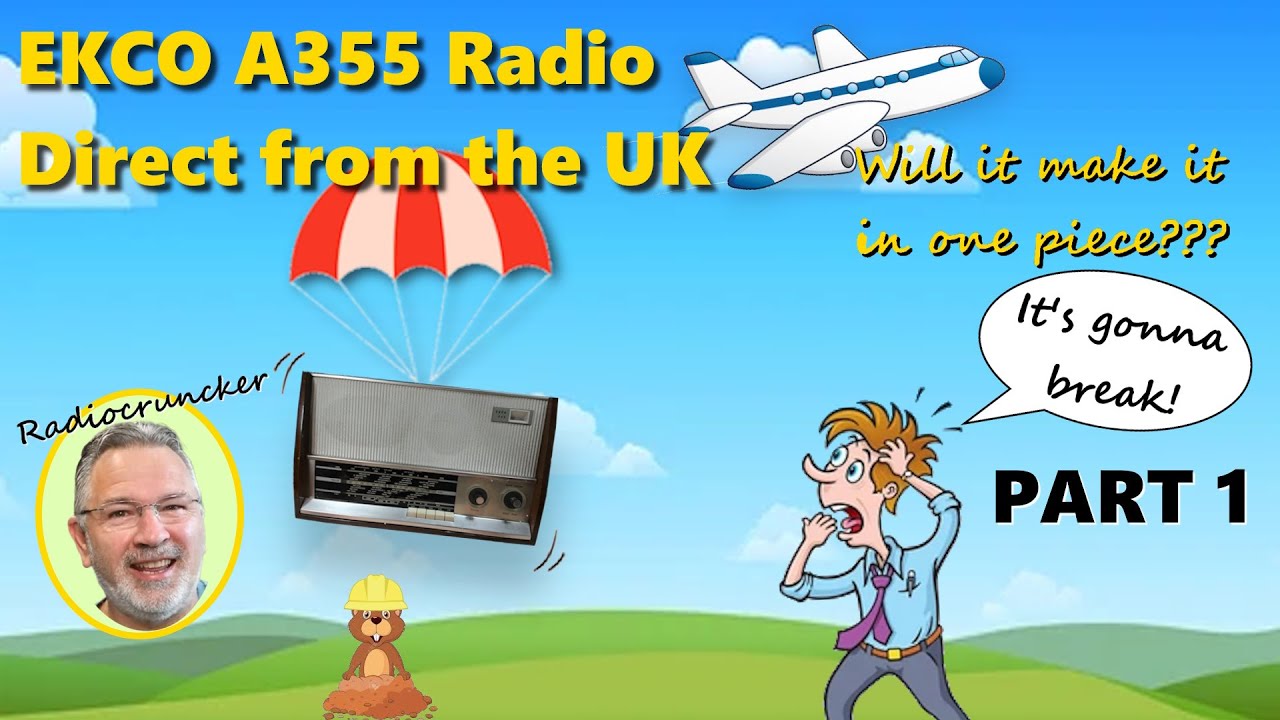 Ekco A355 Radio, A gift from the UK - Rough Flight Part 1
