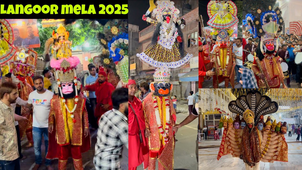Langoor Mela 2025 Durgiana Sitla Mandir Amritsar Raghav seth Hanuman Party 2025 Sonu mahant Party