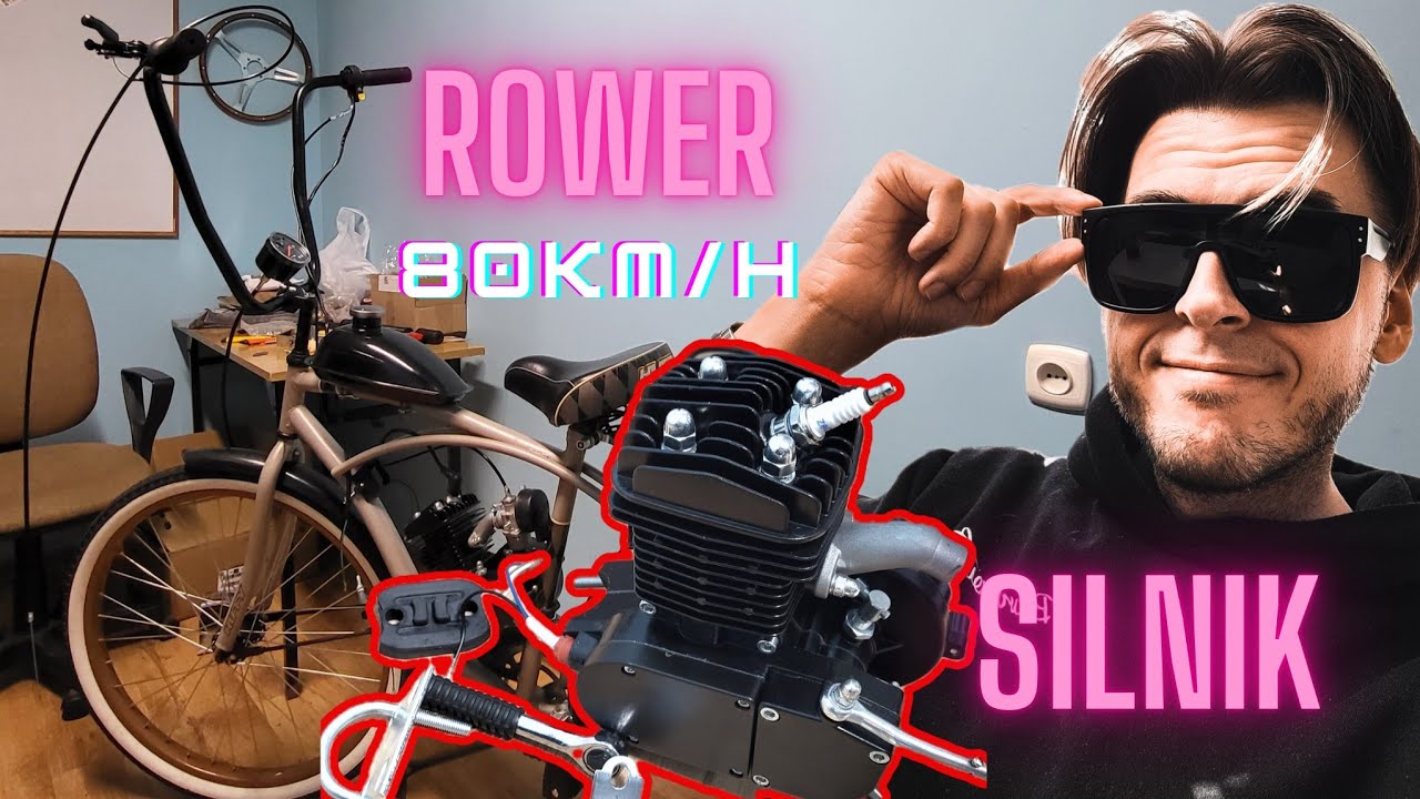 BICZ KRUZER #1 - Ja też chce rower z silnikiem spalinowym! Motorower, dwusuw,