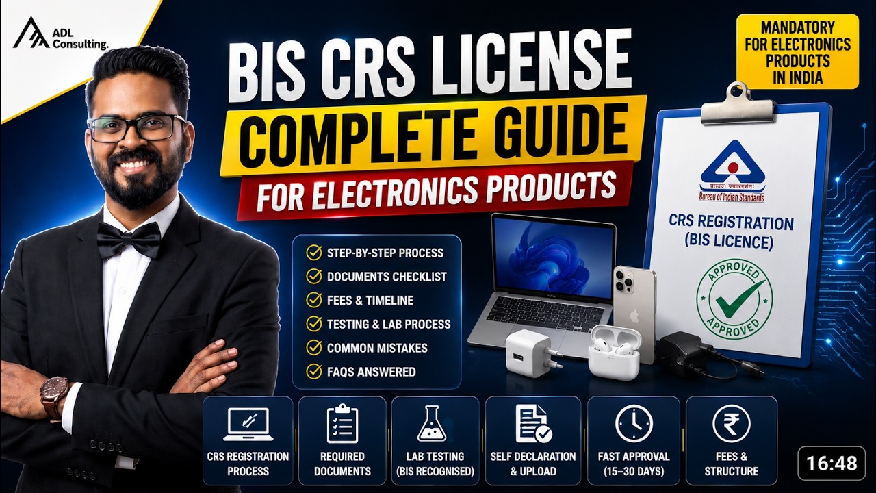 How to Get BIS CRS Registration in India | Step-by-Step Guide 2026
