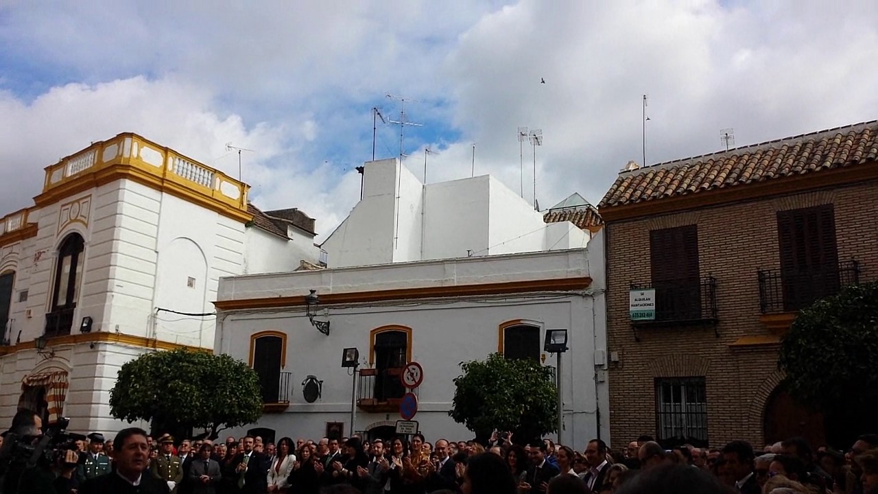 Izada de la Bandera Andaluza Écija 2017