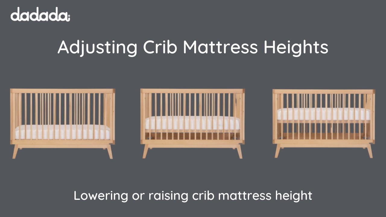 dadada Baby | Adjusting the crib mattress height