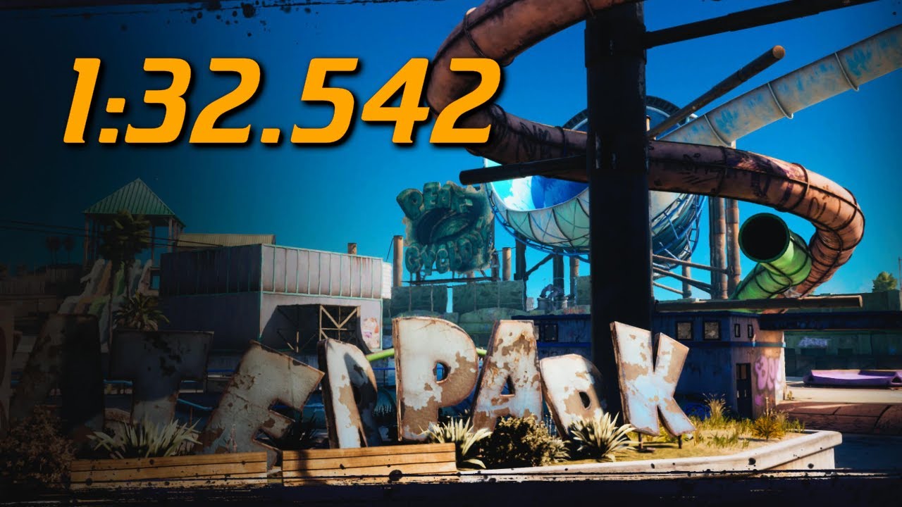 THPS 3+4 - Waterpark Speedrun (All Goals Under 2 Minutes)