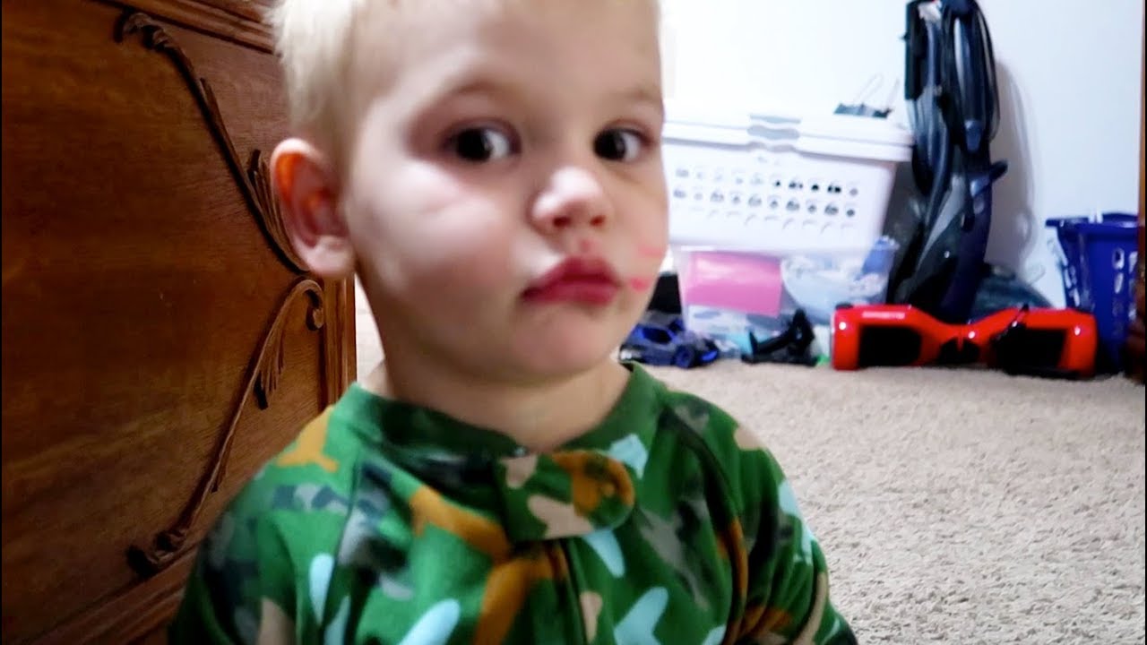 😭HE RUINED the CARPET!! | TODDLER spills NAIL POLISH! 💅