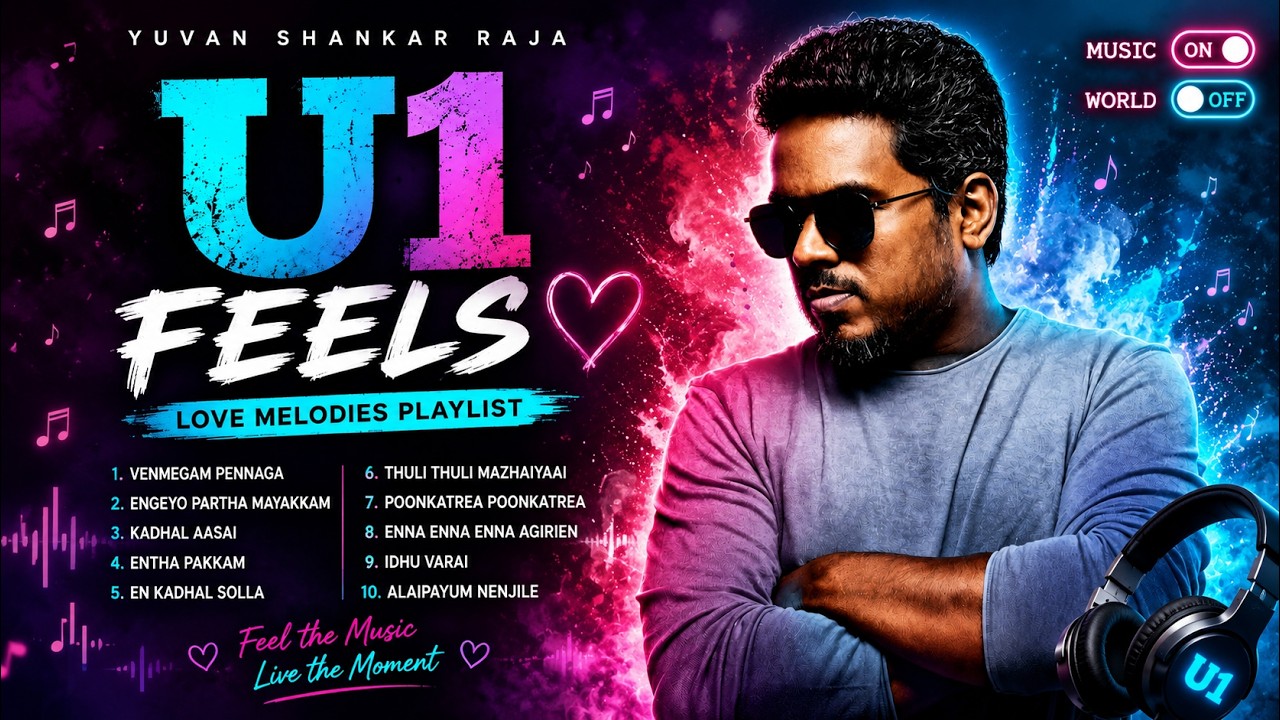 U1 FEELS ❤️ | Best Yuvan Shankar Raja Love Hits Playlist 🎧 | Tamil Melody Feel Songs THENDRAL BEATS