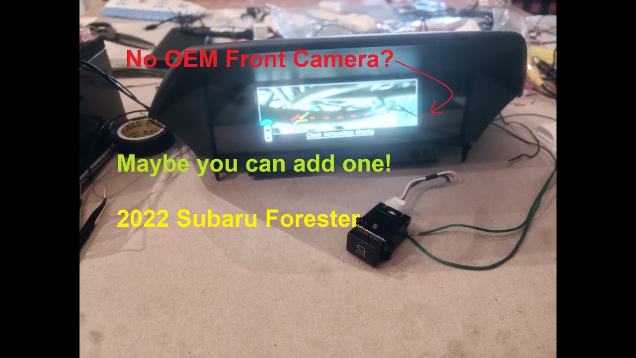 2019-2024 Subaru Forester - Add an OEM style front camera (Should also work on WRX and Crosstrek)