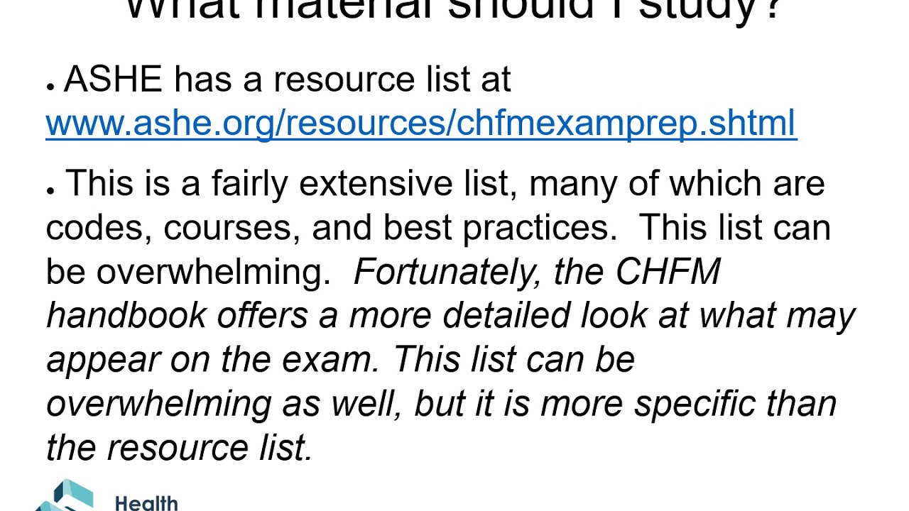 How to Prepare for the CHFM Exam