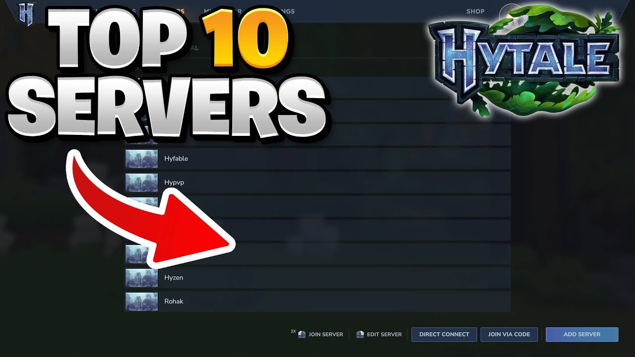 Top 10 BEST Hytale Servers!