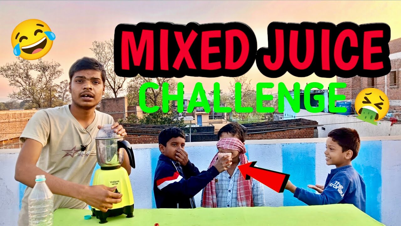 Mixed juice challenge #MR.Experiment Tv