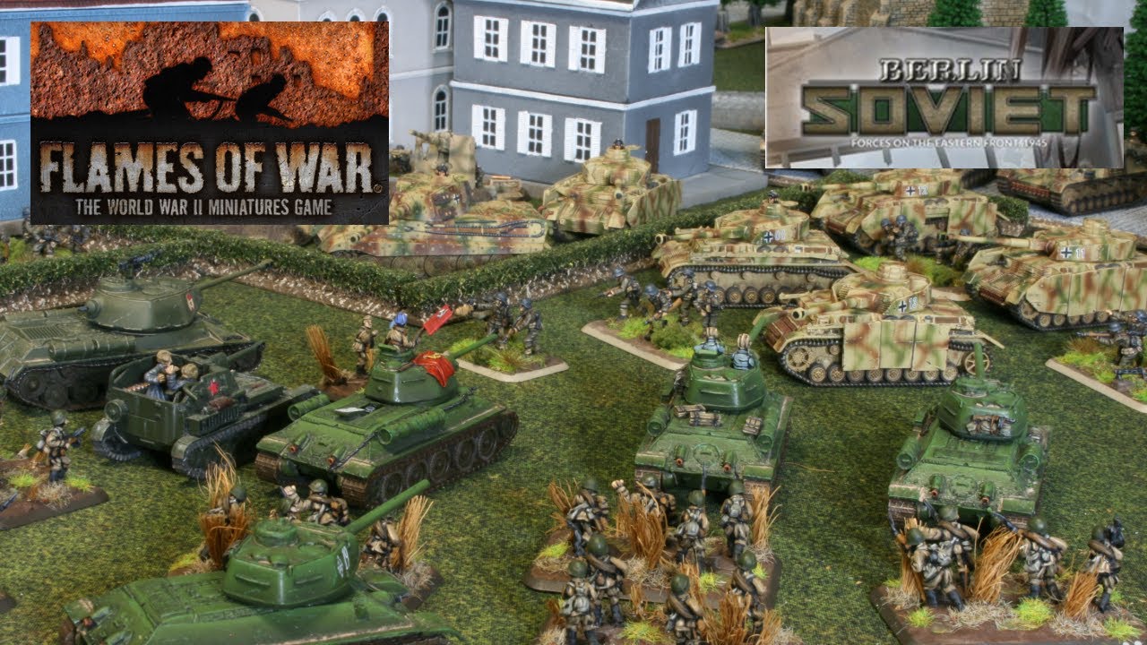 Flames of War Battle Report T34 Forward Detatchment vs Fearless Trained Germans
