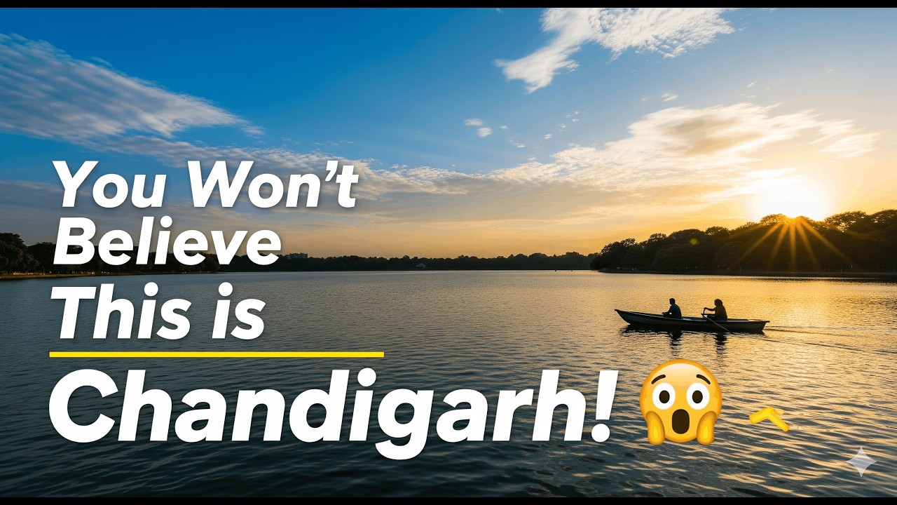 You Won’t Believe This is Chandigarh! 😲 | Sukhna Lake