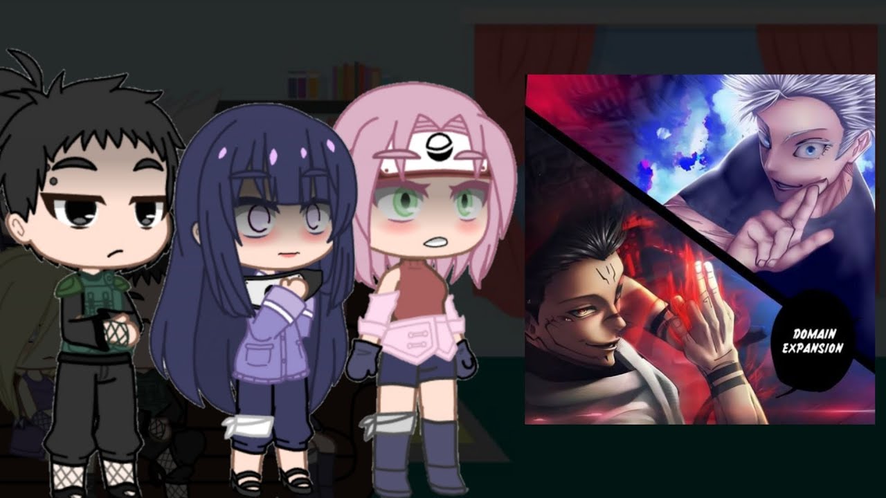 Team7 +naruto friends react to Naruto As Satoru Gojo[PART2]