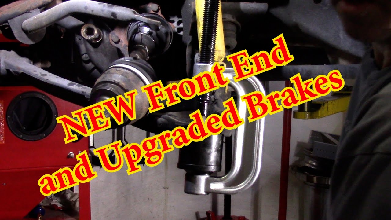 Tearing apart the front end on the 2004 GMC Denali Quadrasteer.