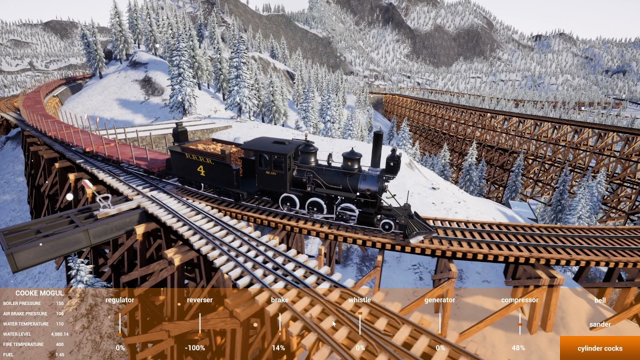 Railroads Online! SNOW! CABOOSE! ENGINE SHED! w00t!