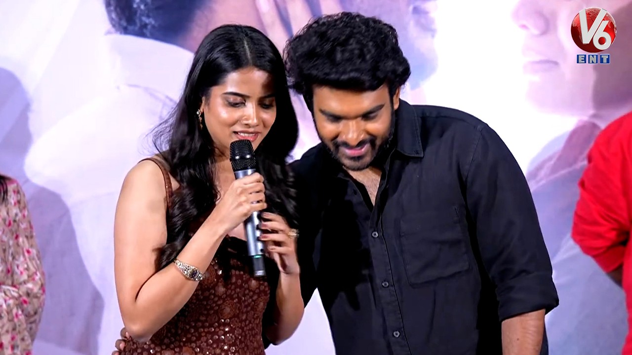 Heroine Sri Gouri Priya Emotional Speech | Chennai Love Story Blockbuster Success Meet | V6ENT