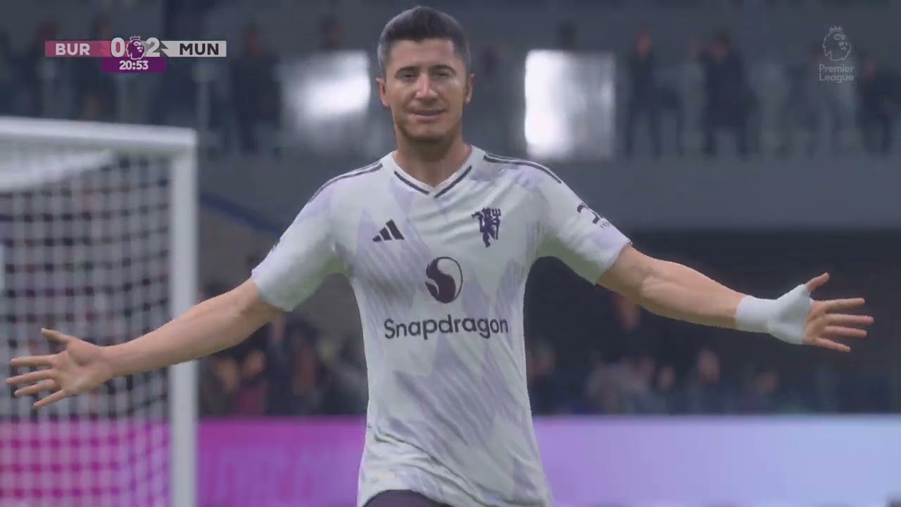 Burnley vs Manchester United | Premier League Match | Lewandowski Debut | Managerial Career | FC26