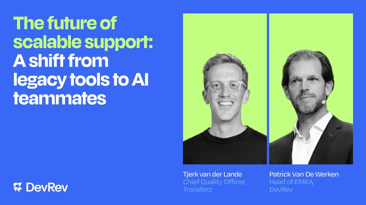 The future of scalable support: A shift from legacy tools to AI teammates