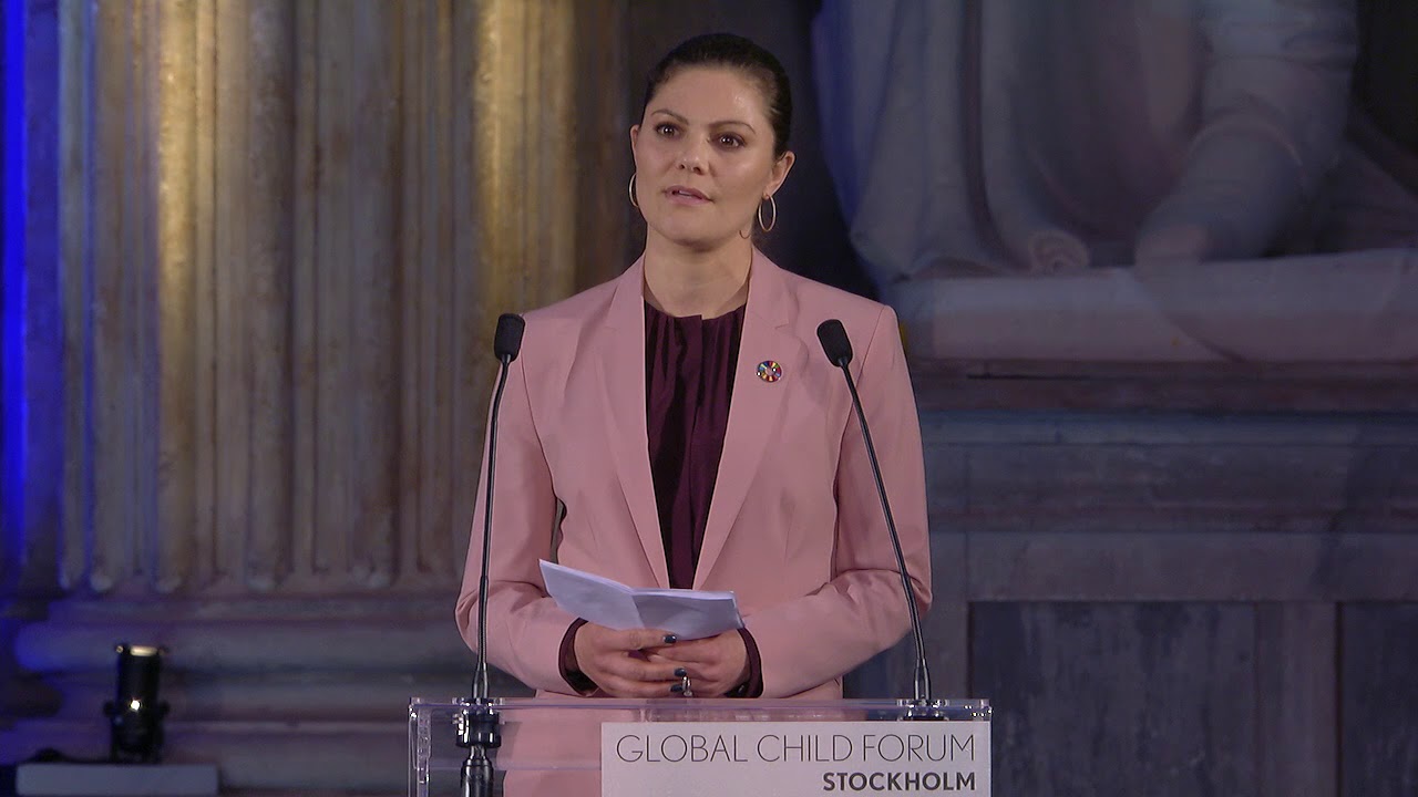 H.R.H. Crown Princess Victoria at Global Child Forum 2018