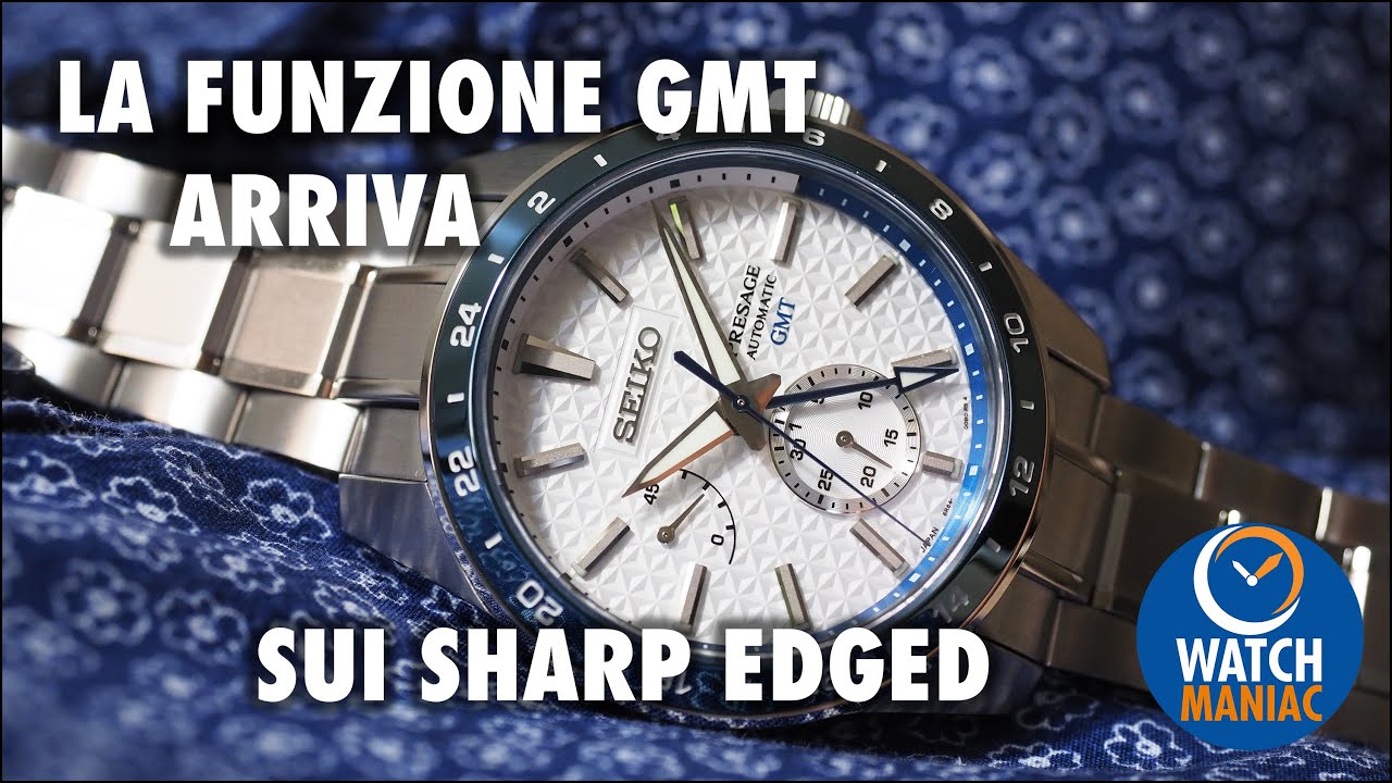 Seiko Presage Sharp Edged GMT SPB223, l'edizione limitata per il 140° anniversario