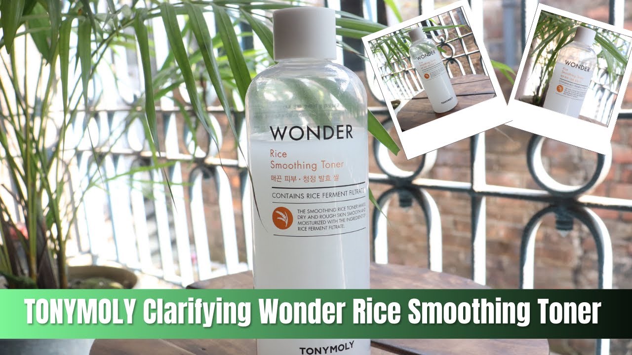 TONYMOLY Clarifying Wonder Rice Smoothing Toner Review Korean skincare best toner