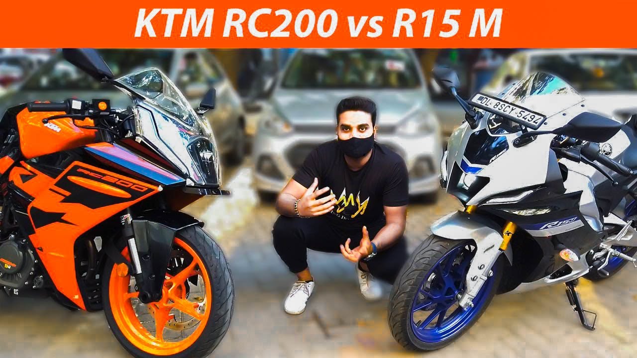KTM RC 200 vs R15 M मुकाबला है या नहीं ? - King Indian