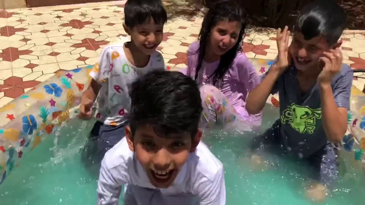 مفاجأة المسبح لعيال الحاره وعلاوي طرد مؤيد وحلا😱🔥surprise