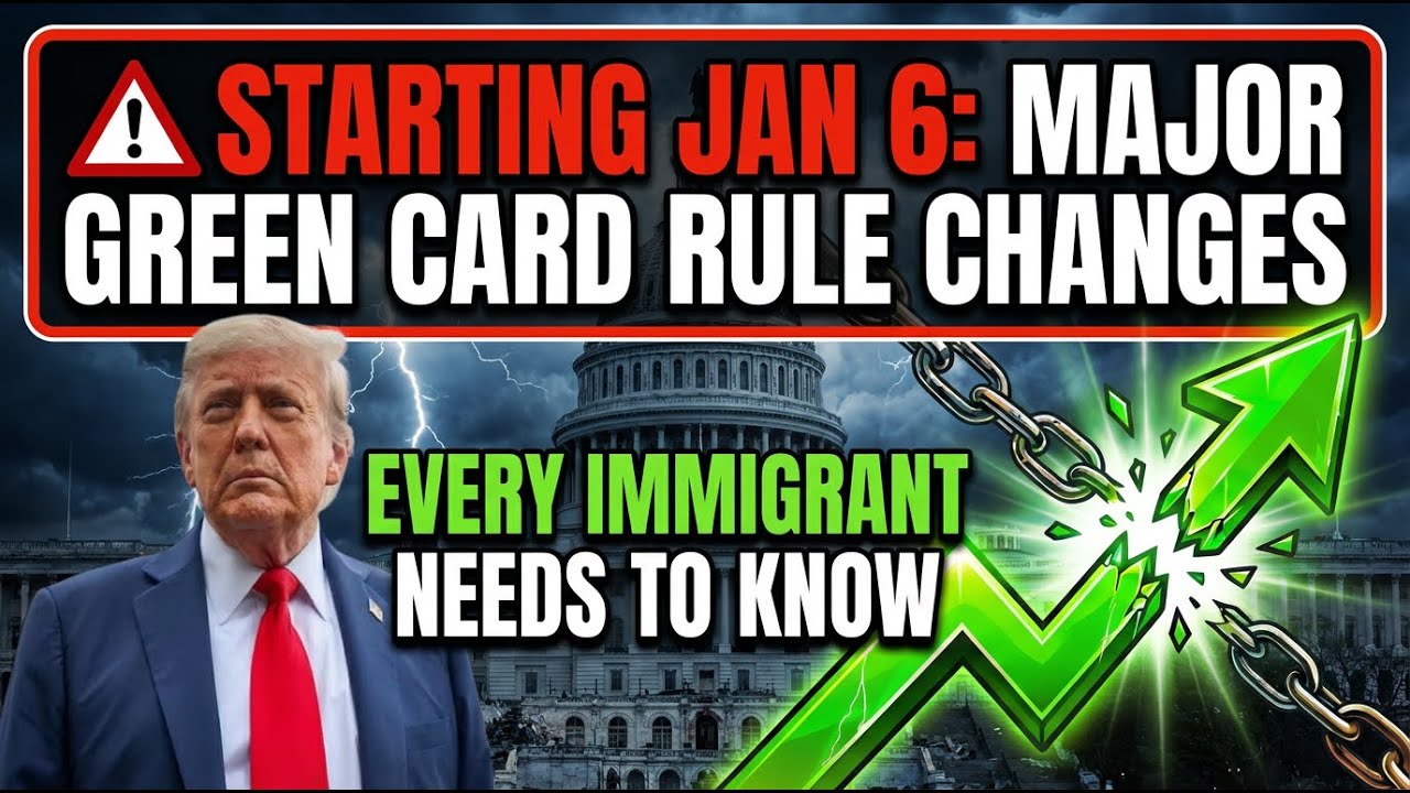 ⚠️ Starting Jan 6: Major Green Card Rule Changes Every Immigrant Needs to Know