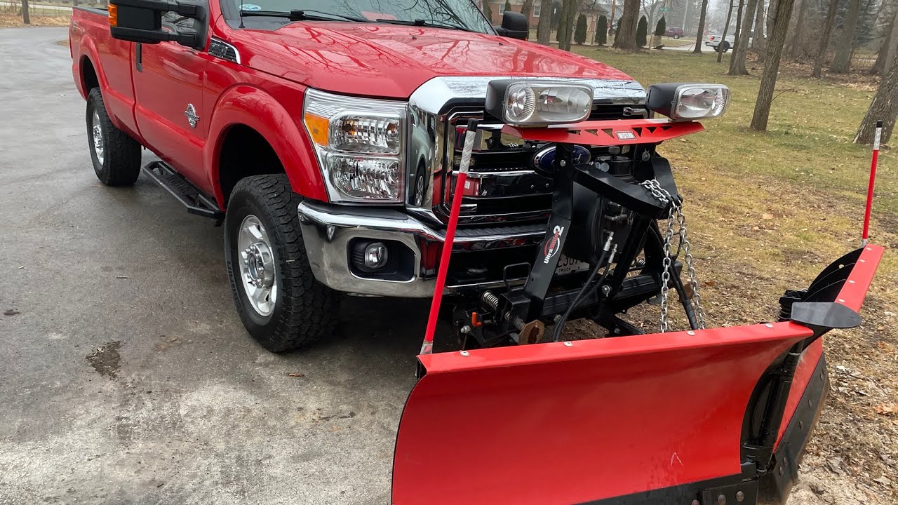 Salt spreader wiring install on a 2013 Ford Superduty