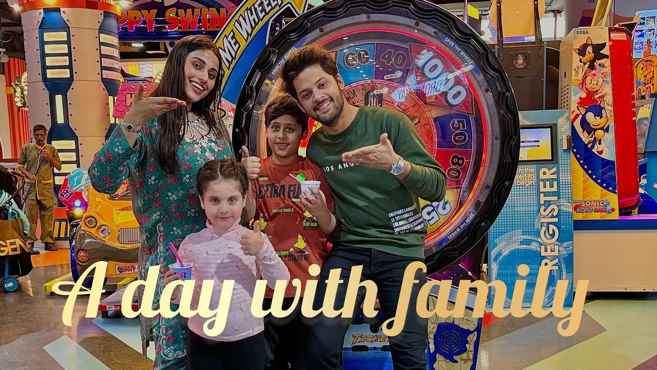 Wonderland rides with amal and zohaib 😍 | shopping with aiman appi | day with family 😍
