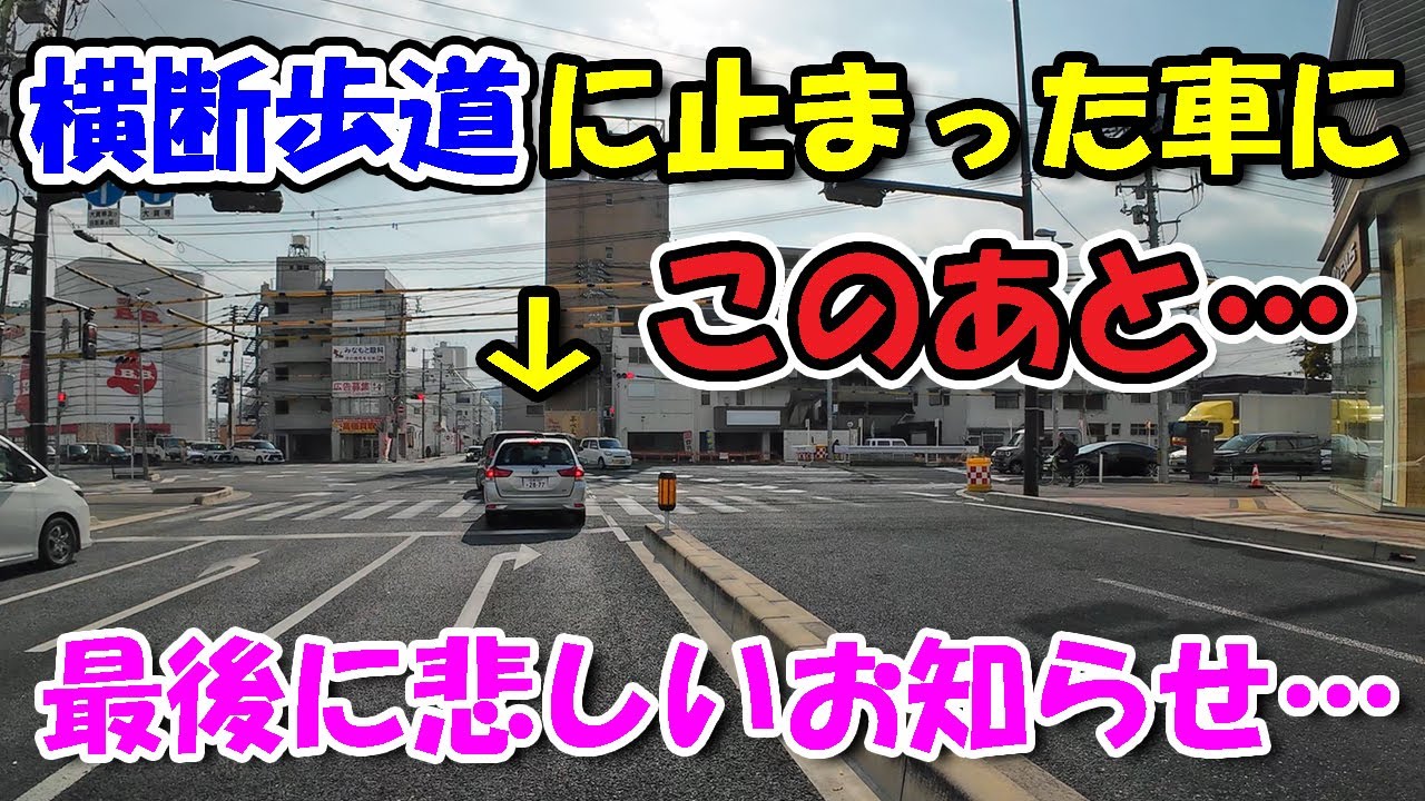 横断歩道に止まった車に何かが起こる…【 昨日の広島 】 2026/01/27 (火)・最後に悲しいお知らせ！
