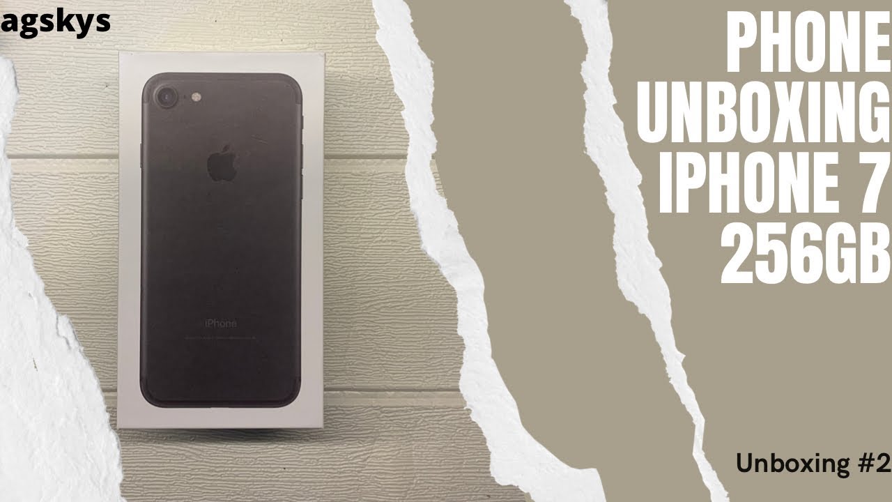 Unboxing iPhone 7 256GB Second 📱in 2021 | ASMR aesthetic ✨