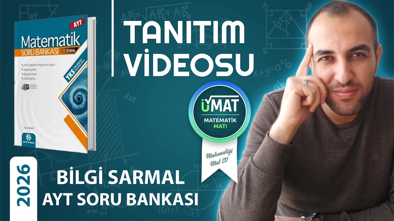 2026 BİLGİ SARMAL AYT MATEMATİK SORU BANKASI VE KANALIN TANITIM VİDEOSU