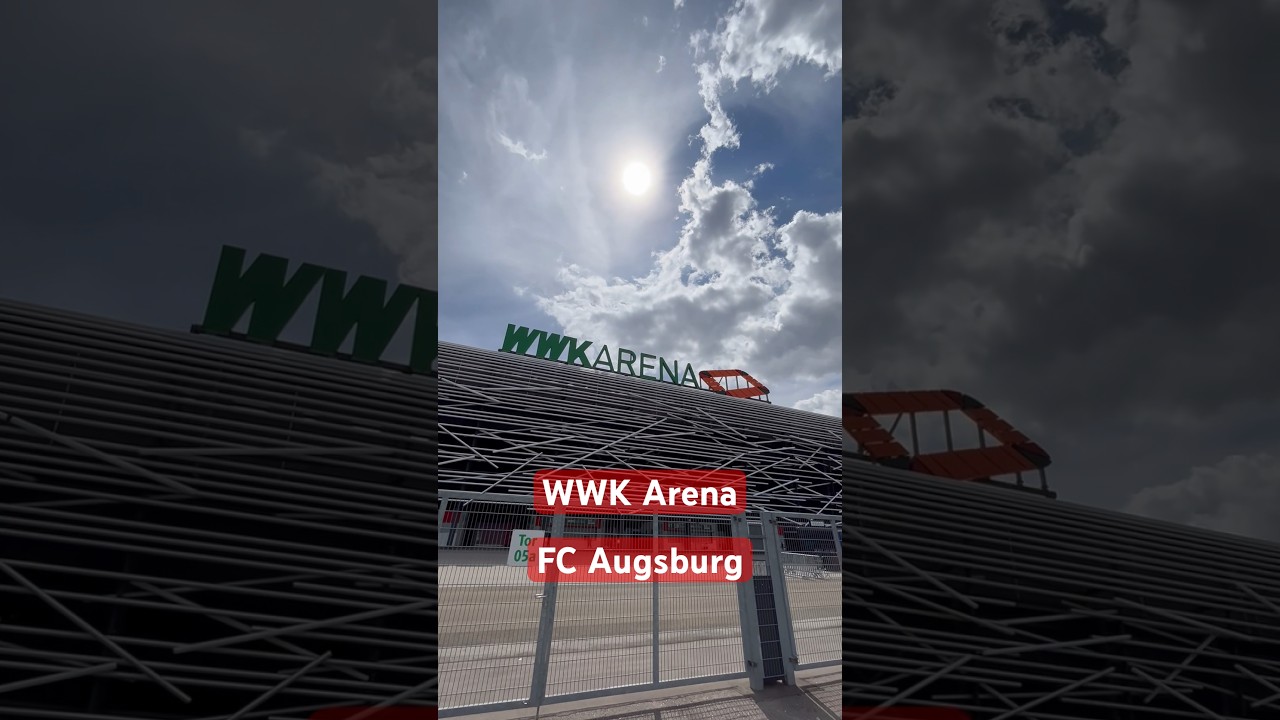 📍WWK Arena, FC Augsburg |#fu&szlig;ball #bundesliga #augsburg #fca1907 #fca #wwk #bayern #sport #stadion