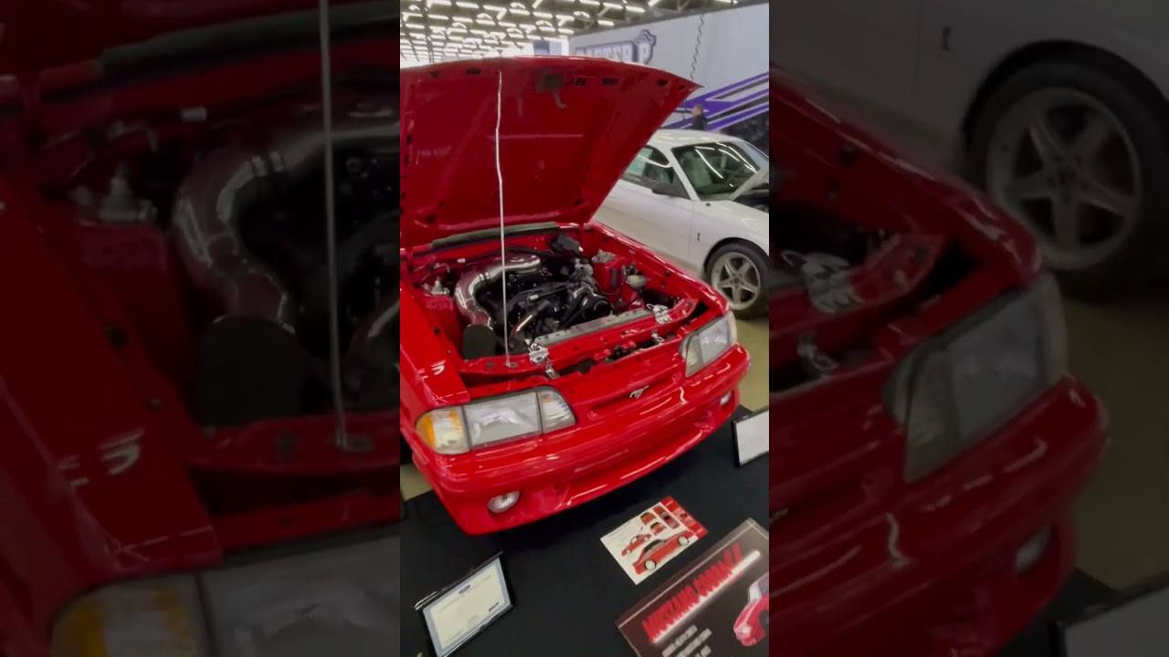 1993 Cobra Mustang with Holley Sniper EFI.