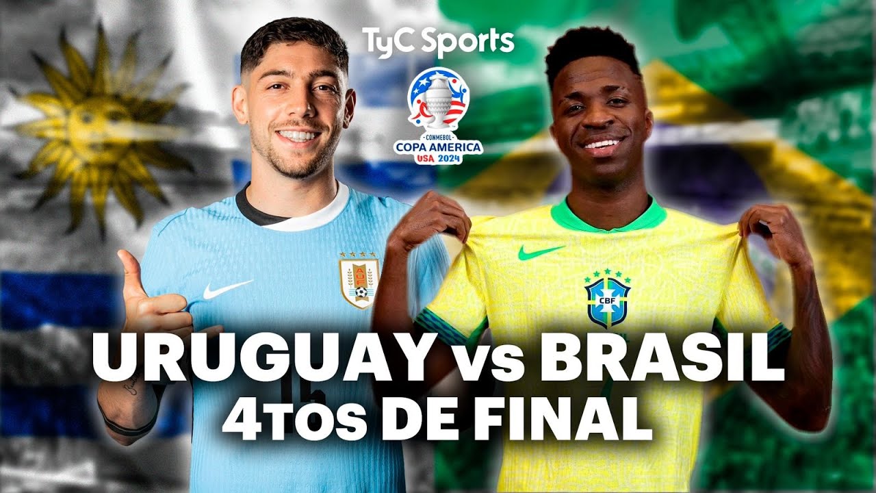 EN VIVO 🔴 URUGUAY vs BRASIL | Copa América - Cuartos de Final | Vivilo en TyC Sports ⚽