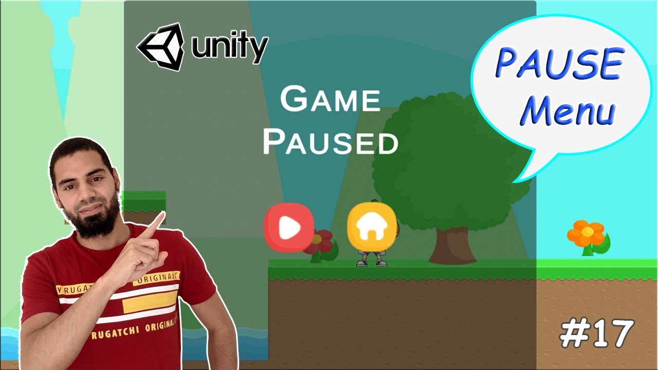 PAUSE Menu in UNITY - 2D Platformer