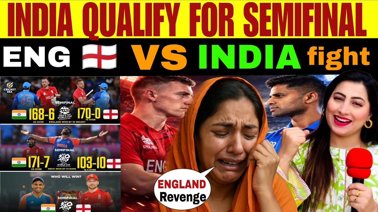 IND QUALITY FOR SEMIFINAL ✅ IND VS ENG | PAK MEDIA CRYING 😭
